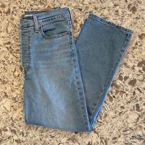 Levi Ribcage Straight Ankle Jeans